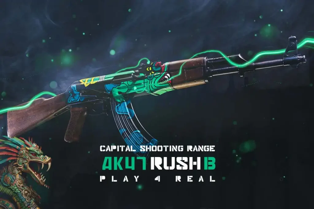 AK47 Rush B CSGO Boedapest Schiet karabijn